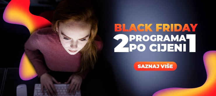 Upiši jedan program na ITAcademy dok traje Black Friday akcija i dobićeš još jedan. POTPUNO BESPLATNO!